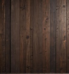Obraz premium Dark brown reclaimed wood wall, vertical planks, aged patina , home decor, wood texture, texture