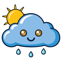 weather icon white background