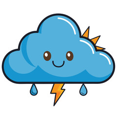 weather icon white background