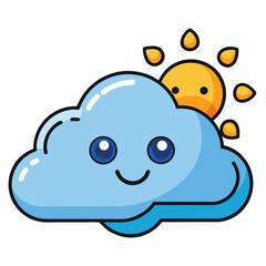 weather icon white background