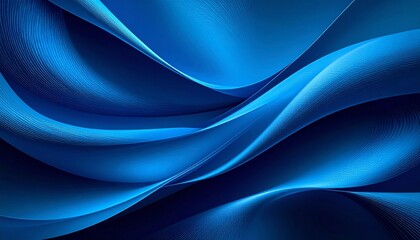 Obraz premium abstract blue wave background