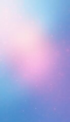 Obraz premium Soft blue to pink ombre backdrop, peaceful serenity , gradient, smooth, art