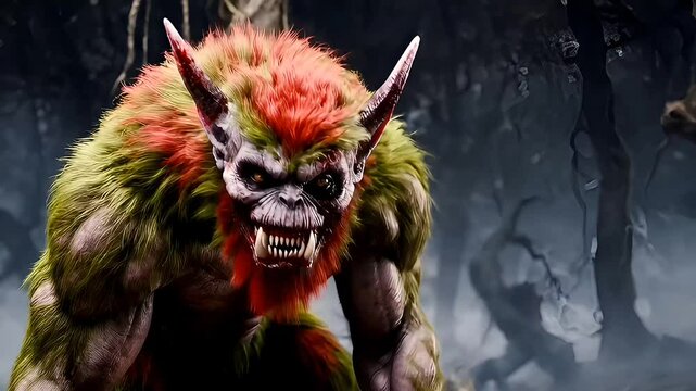 scary halloween zombie