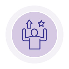 Motivation color circle icon , vector, pixel perfect, illustrator file 

