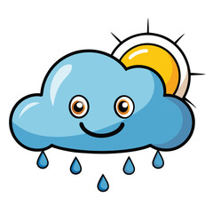 weather icon white background