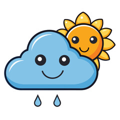 weather icon white background