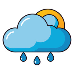 weather icon white background