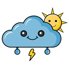 weather icon white background