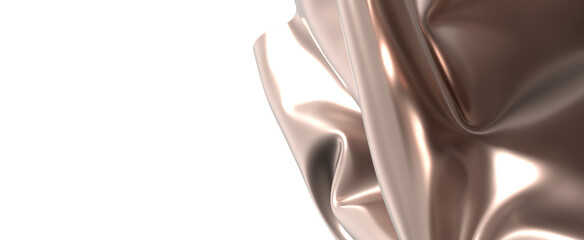 Rose Gold Draped Fabric Texture