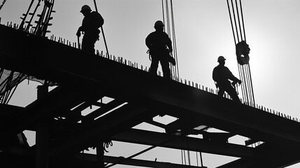 Labor day concepts. Symbols associated with Labor day and construction equipment and representations of manual labor. generated AI Illastration.