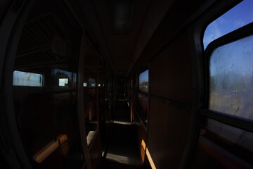 Fototapeta premium Train from Podgorica to bar, montenegro