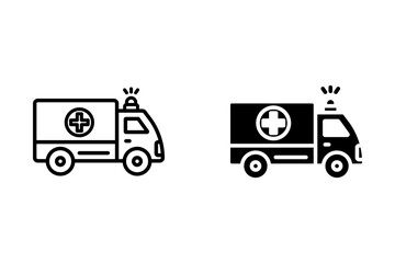 Ambulance Icon for Emergency Services