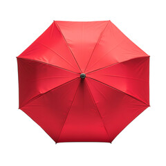 Contemporary Travel Beach Umbrella with a Sleek Fold Isolated on Transparent Background