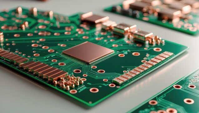 Lower layer of PCB for electronics