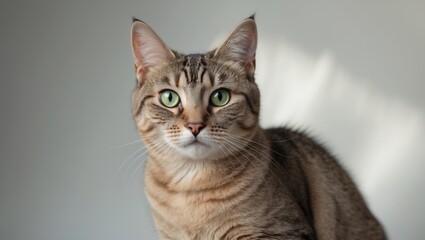 Obraz premium Green-eyed kitty