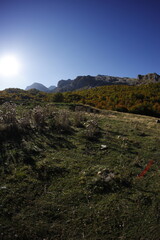 Prokletije mountains in october hiking