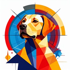 Labrador Retriever in constructivism movement