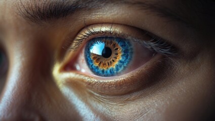 Fototapeta premium Macro shot of an eye