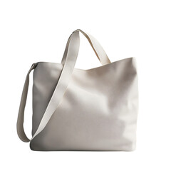 Minimal Canvas Bag with a Clean Modern Design Isolated on Transparent Background