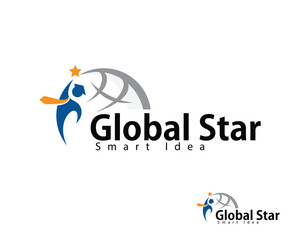 reaching star logo creative education global success