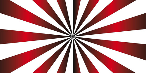 Fototapeta premium Abstract background with rays retro starburst. Spiral radial striped pattern beam with rays. red and white twisted swirl.Spin Spiral Ribbon Stripes pattern.
