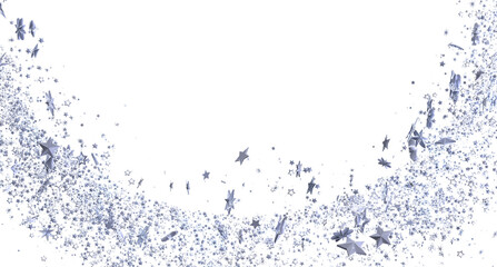 Festive background with silver stars. Perfect for holidays, celebrations, and magical designs.