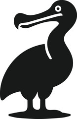 Dodo bird vector drawing animal silhouette © MostAklima
