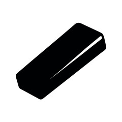 School Eraser Silhouette Vector