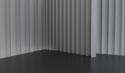 Backdrop, Stage, Exhibition Area, Background, 3D Illustration