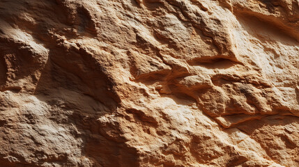 Obraz premium Sandstone wall with rough texture, a testament to nature's timeless artistry