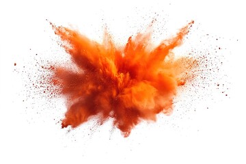 An Exuberant Burst of Color Capturing the Essence of Artistic Expression and Intense Creativity Focus