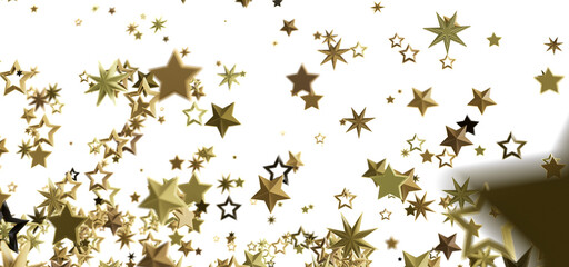 Sparkle and shine with this image of golden stars! Perfect for holidays, celebrations, and more.