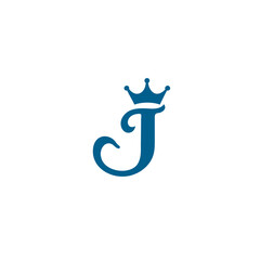 Naklejka premium Letter J logo design