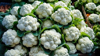 Cauliflowers sourced directly from the farm.