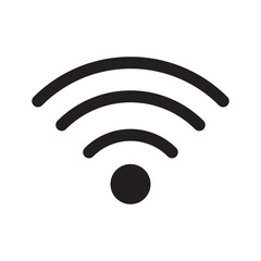 Wi-fi icon, wi-fi sign.