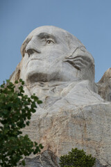 Fototapeta premium President George Washington sculpture at Mount Rushmore National Monument, South Dakota