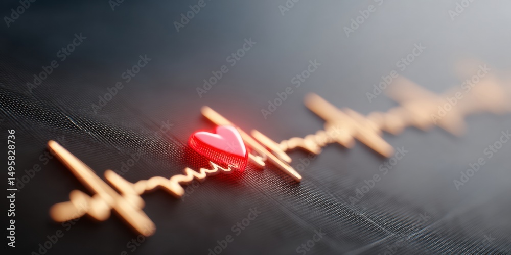 Poster AI-Powered Cardiac Monitoring Cutting-Edge Digital Health Tech Visualizing Critical Heart Rhythm Diagnostics for Precision Emergency Care and Lifesaving Intervention
