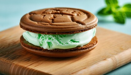 mint ice cream sandwich