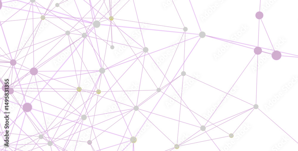 Poster Abstract background with connected dots and lines.  Perfect for technology, network, and connection concepts.