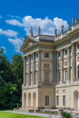 Villa Reale di Milano in Milan, Italy. Neoclassical palace housing a museum of modern art and English gardens, adjacent to the Pavilion of Contemporary Art.