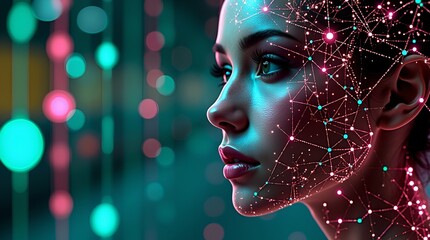 AI Neural Network Exploring the Intersection of Artificial Intelligence and Human Consciousness