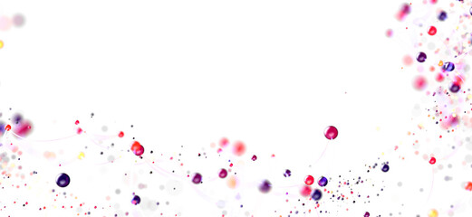 Beautiful abstract background with colorful bubbles and particles. Perfect for presentations or websites.