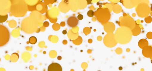 Abstract background with golden circles. Perfect for celebratory designs.