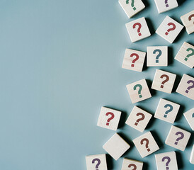 question mark symbolizing analysis and problem solving generative ai