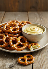  Pretzels and Mustard Dip