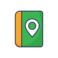 City Guide Vector icon