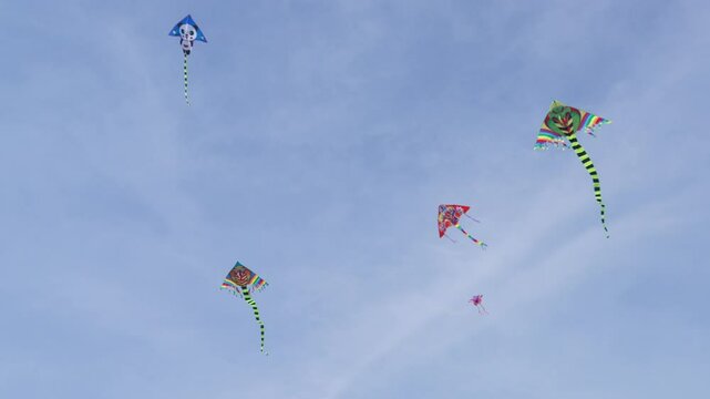 Colorful Flights: Kites Dancing in the Sky of Cholula