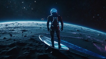 Shadow Surfer of the Galaxy