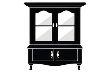 antique wooden cabinet