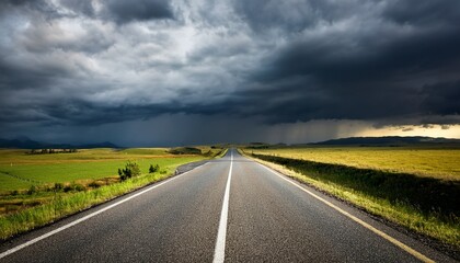 the road to storm sky